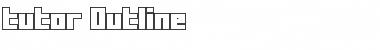 Tutor Outline Regular Font Title Preview