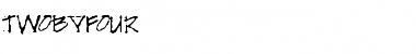 TwoByFour Regular Font Title Preview
