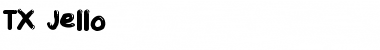 TX Jello Regular Font Title Preview