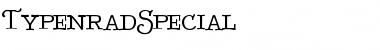 TypenradSpecial Regular Font Title Preview