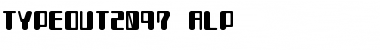 TYPEOUT2097 ALP Regular Font Title Preview