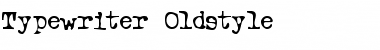 Typewriter Oldstyle Font Title Preview