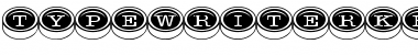 TypewriterKeys Regular Font Title Preview