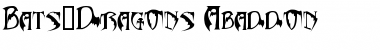 Bats&Dragons-Abaddon Bats&Dragons-Abaddon Font Title Preview