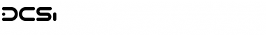 DCSi Regular Font Title Preview