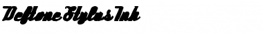 Deftone Stylus Ink Regular Font Title Preview