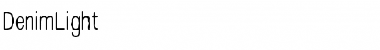 DenimLight Regular Font Title Preview