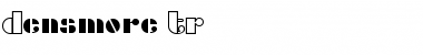 Densmore TR Regular Font Title Preview