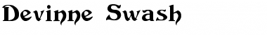 Devinne Swash Regular Font Title Preview