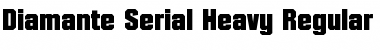 Diamante-Serial-Heavy Regular Font Title Preview