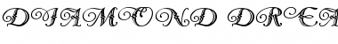 Diamond Dreams Regular Font Title Preview