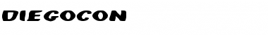 DiegoCon Regular Font Title Preview