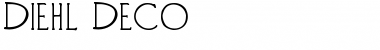Diehl Deco Regular Font Title Preview
