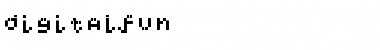 DigitalFun Regular Font Title Preview