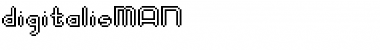 digitalisMAN Regular Font Title Preview