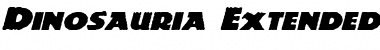 DinosauriaExtended Italic Font Title Preview