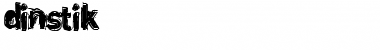 dinstik Regular Font Title Preview