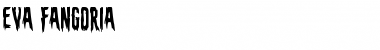 Eva Fangoria Regular Font Title Preview
