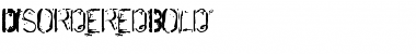 DisorderedBold Regular Font Title Preview