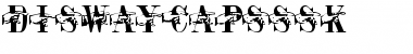 DiswayCapsSSK Regular Font Title Preview