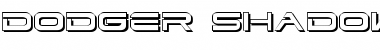Dodger Shadow Shadow Font Title Preview