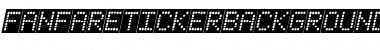 Fanfare Ticker Background Italic Italic Font Title Preview