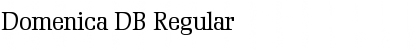 Domenica DB Regular Font Title Preview