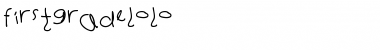 first grade lolo Regular Font Title Preview