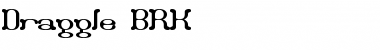 Draggle BRK Regular Font Title Preview