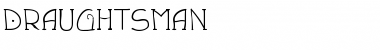 Draughtsman Normal Font Title Preview