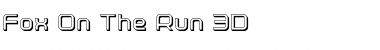 Fox on the Run 3D Regular Font Title Preview