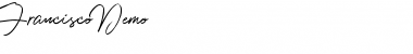 Francisco Regular Font Title Preview