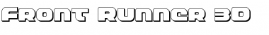 Front Runner 3D Regular Font Title Preview