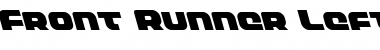 Front Runner Leftalic Italic Font Title Preview