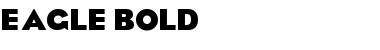 Eagle Bold Regular Font Title Preview