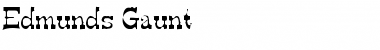 Edmunds Gaunt Regular Font Title Preview
