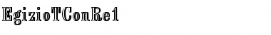 EgizioTConRe1 Regular Font Title Preview