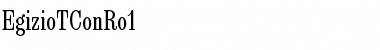 EgizioTConRo1 Regular Font Title Preview