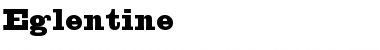 Eglentine Regular Font Title Preview