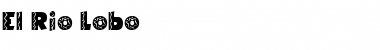 El Rio Lobo Normal Font Title Preview
