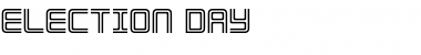 Election Day Regular Font Title Preview