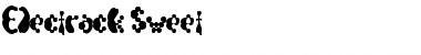 Electrack Sweet Font Title Preview
