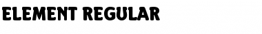 Element Regular Font Title Preview