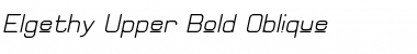 Elgethy Upper Bold Regular Font Title Preview