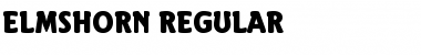 Elmshorn Regular Font Title Preview