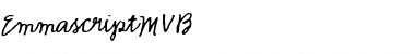 EmmascriptMVB Regular Font Title Preview