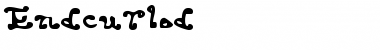 Endcurled Regular Font Title Preview