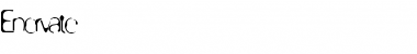 Enervate Regular Font Title Preview