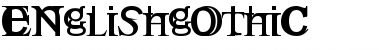 Englishgothic Regular Font Title Preview