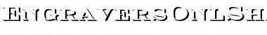 EngraversOnlShaDBol Regular Font Title Preview